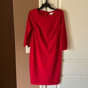 Calvin Klein red dress size 10